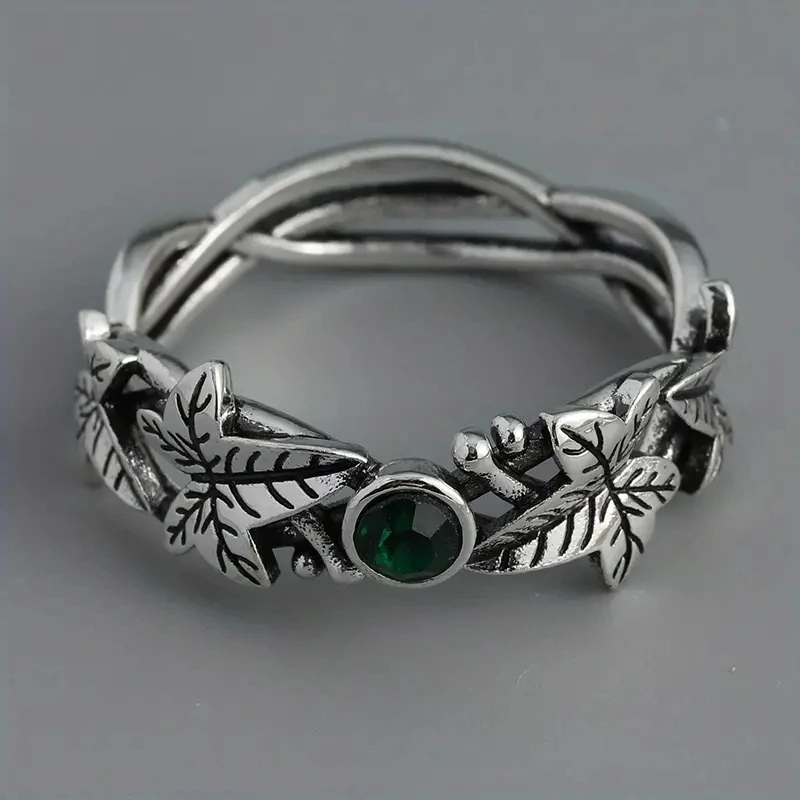 AliExpress New Product Hot Sale European and American Creative Retro Leaf Ivy Ring