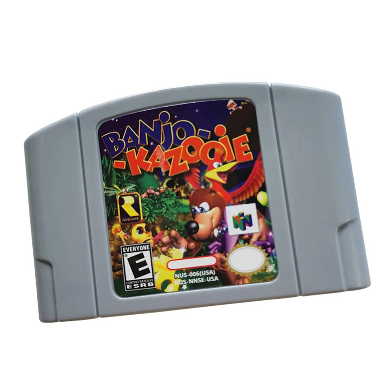 Game Card Cartridge System Console for N64 64 US Version -Banjo-Kazooie