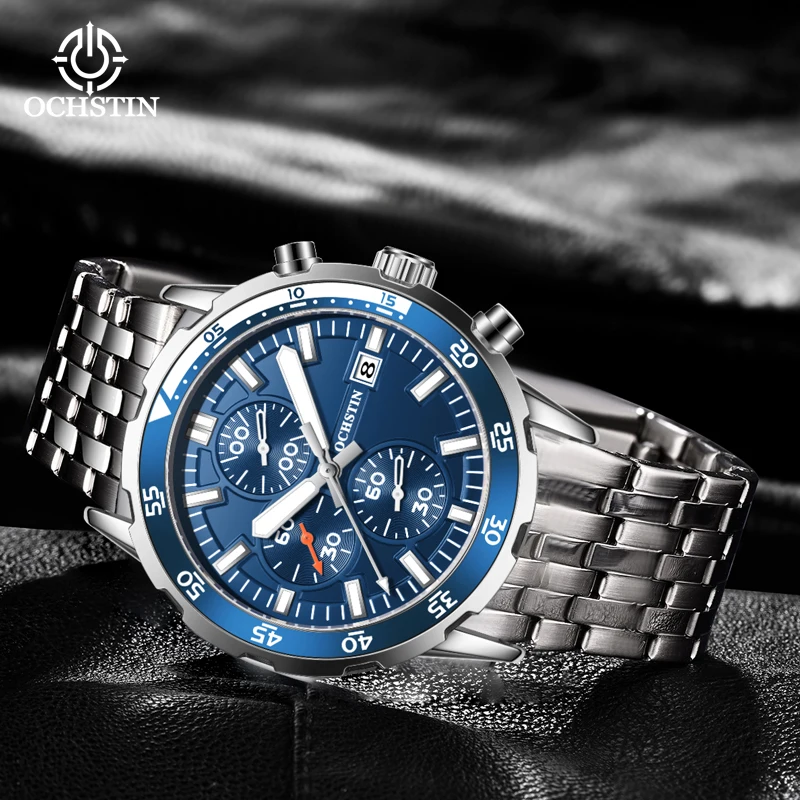 Orologio da uomo di marca AAA di lusso superiore della serie Pilot orologio da uomo multifunzionale con cronografo impermeabile quotidiano