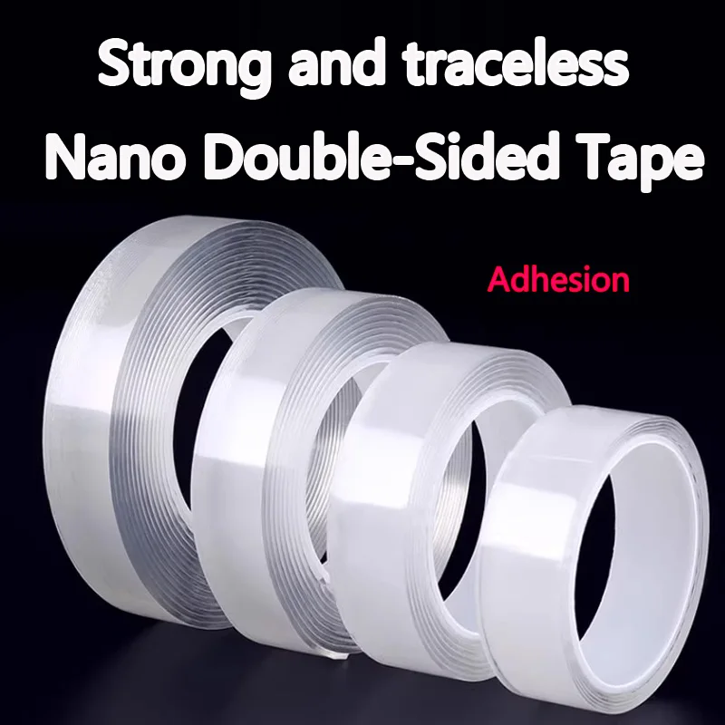 

Waterproof, ultra-strong, multi-purpose double-sided tape with powerful adhesion, residue-free patches, and nano double-sided hi