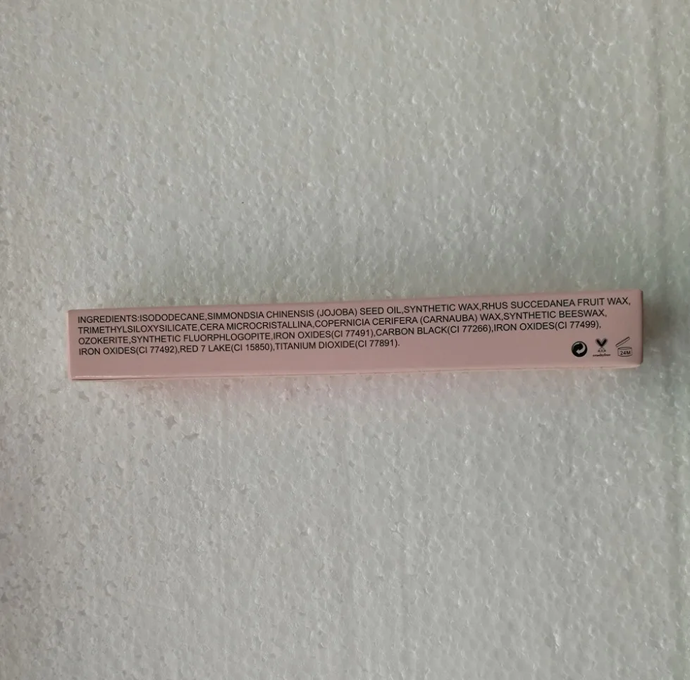 Rosa Tube, wischfester Eyeliner, Private Label, wasserfest, langlebig, schnell trocknend, Baumwoll-Eyeliner, individuelles Logo, veganer Großhandel