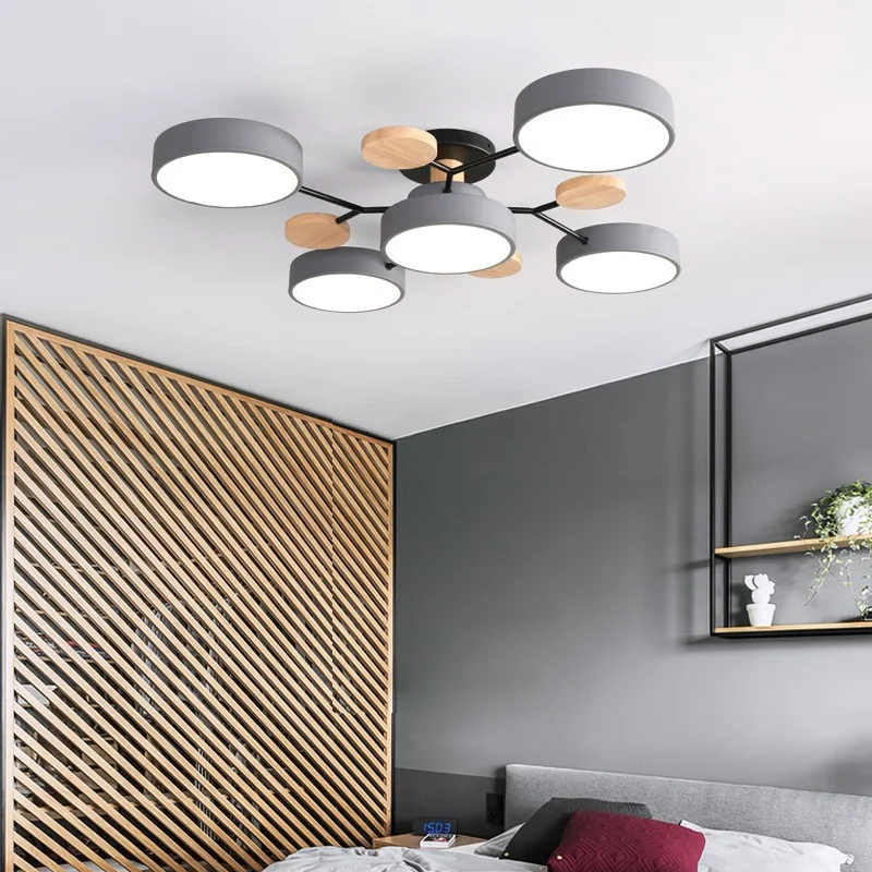 

New Italian style macaron ceiling light living room modern household atmospheric multi head dining rooms bedrooms ceiling lights