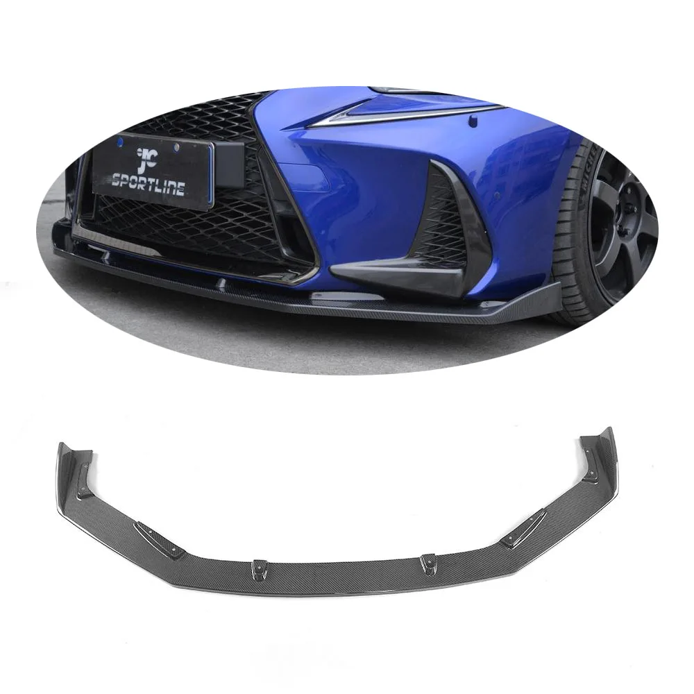

For The IS300 and IS350 carbon fiber front lip spoilers are suitable for Lexus IS/IS F-SPORT 17-18