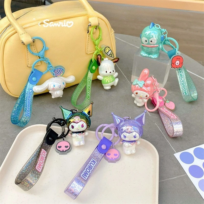 

Miniso подлинный Sanrio Fantasy Color Series полоса пропускания брелок кулон Куроми кукла маленькая подарочная сумка кулон
