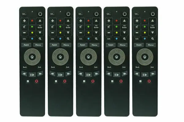 5pc Remote Control For Fetch 3 M616T H626T Mighty PVR Mini Set Tob 4K TV Box HD Recorder