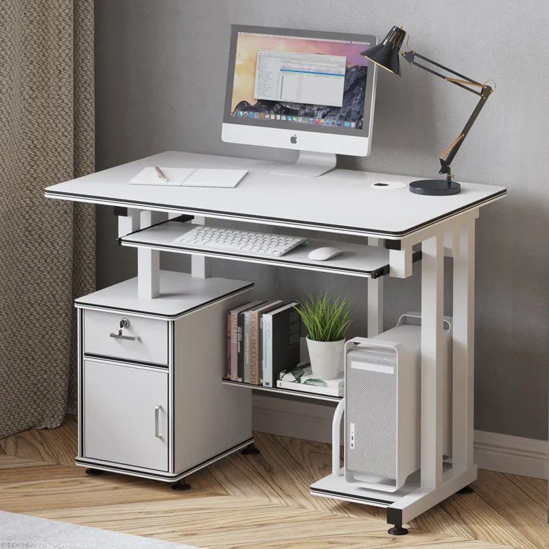 Student Writing Office Desk Bookshelf Standing European Dark Computer Desks Small Monitor Mesa De Computador Modern Furniture