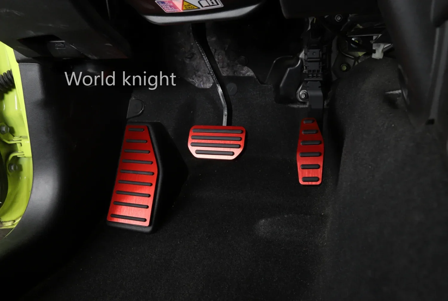 Left Foot Rest/Accelerator Brake Pedal Palte Decoration Cover Trim Decal for Suzuki Jimny 2010-2019 2020 2021 Car Accessories