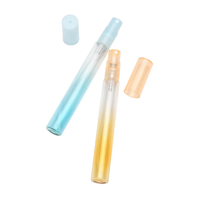 100pcs 10ml Spray Bottle Refillable Glass Portable Essential Oil Bottle Perfume Dispenser Bottle