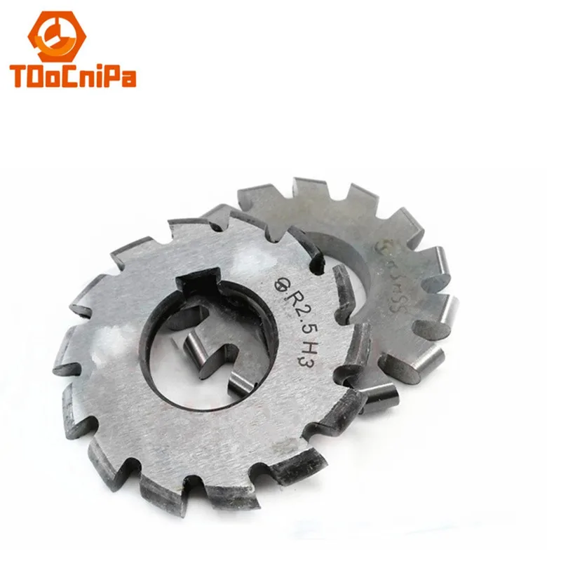 Convex Semicircular Milling Cutter HSS Circular Milling Cutter R Semicircular Circular Arc Milling Cutter