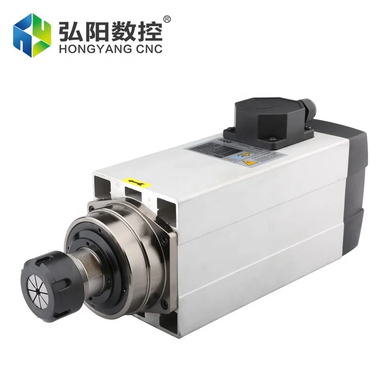 HYCNC HQD 6kw Air Cooled Spindle Motor 18000rpm GDF60 18Z 6 for CNC Milling Machine