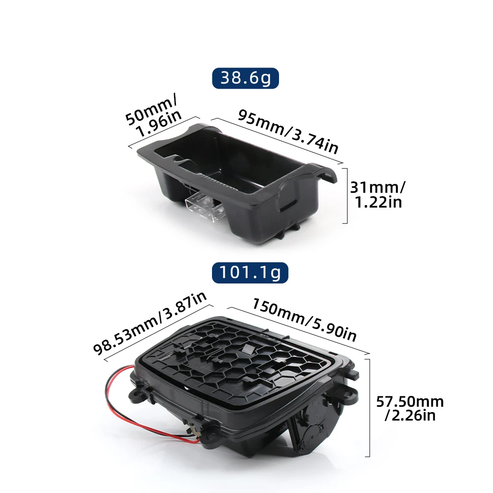 New Interior Car Central Console Ashtray Box for BMW Accessories 5 Series F10 F18 520 523 525 528 530 535 51169206347
