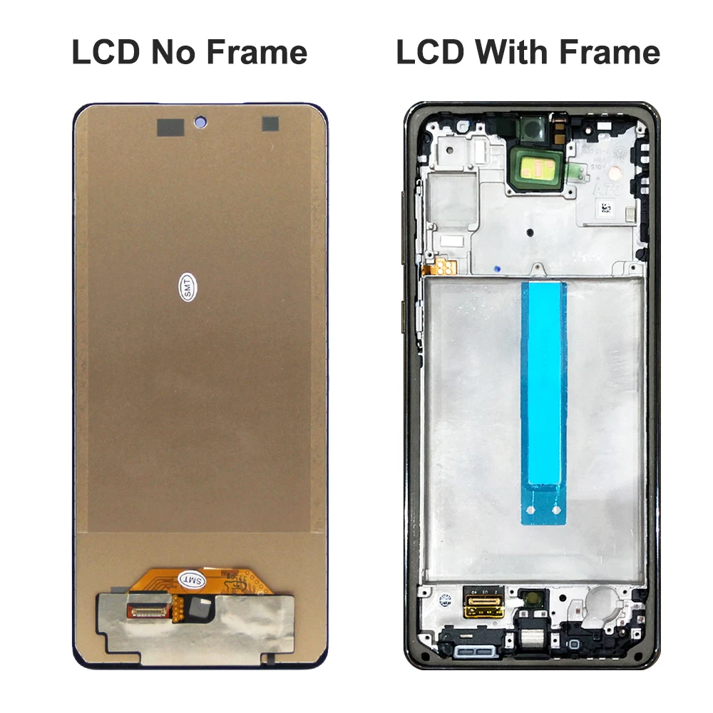 Imagem -04 - para Samsung A73 5g Lcd Screen Display Toque Digitador Assembléia Peça de Substituição para Samsung Sm-a736b Sm-a736b ds Alta Qualidade