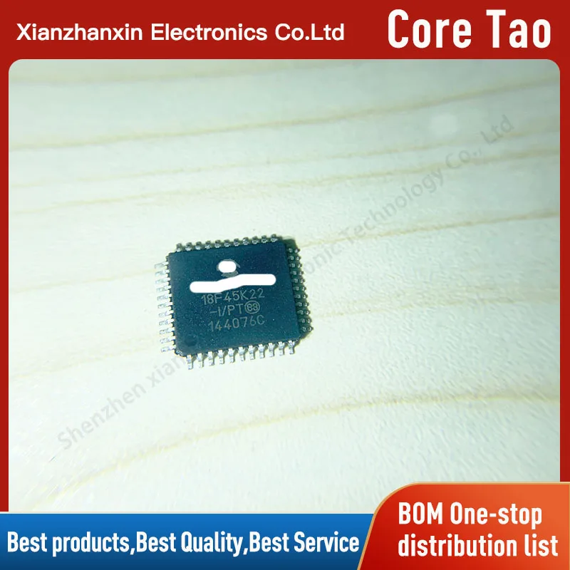 

1~5PCS/LOT PIC18F45K22-I/PT PIC18F45K22 QFP44 Micro controller