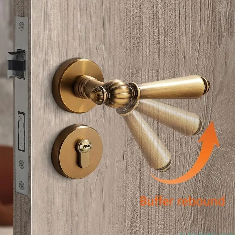 581C Khóa cửa hợp kim kẽm thanh lịch Tay cầm khóa cửa hạng nặng Bộ dụng cụ sử dụng dân cư