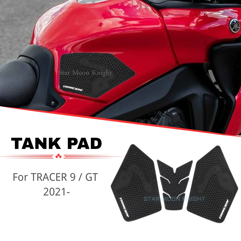 

For YAMAHA tracer 9 TRACER9 TRACER 9 GT 2021 2022 2023 Motorcycle Gas Knee Grip Traction Pad Non-slip Side Fuel Rubber Stickers