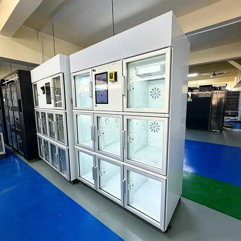 Commercial Intelligent Flower Vending Machine Touch Screen Credit Card Payment Flower Vending Machine