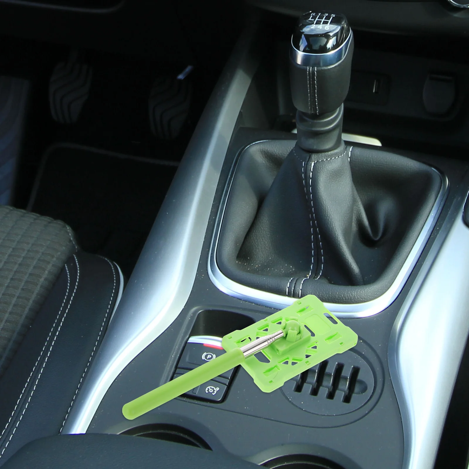 

Telescoping Rod Card Holder Extendable Id Badge Holder for Car Parking Toll Booth Access Heavy Duty Plastic Multifunctional