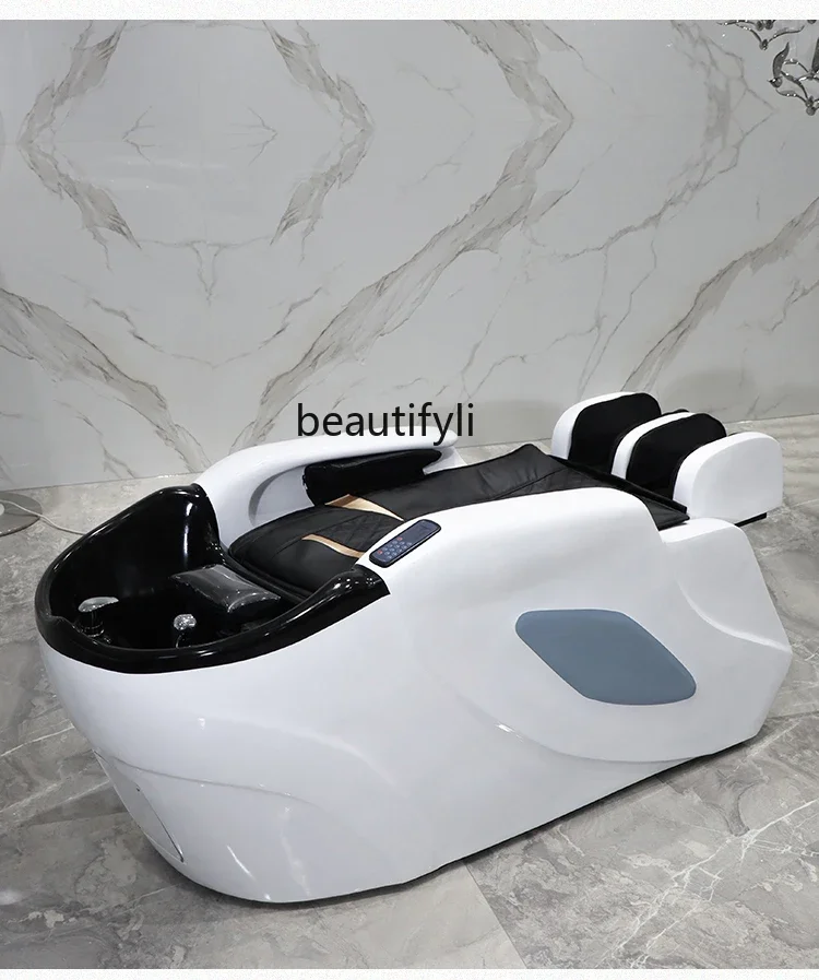 Electric Intelligent Massage Shampoo Bed Beauty Salon Barber Shop Fumigation Head Treatment Water Circulation