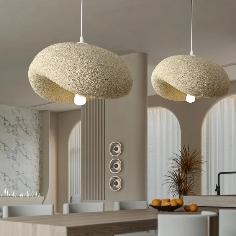 Nieuw Ontwerp Wabi Sabi Kroonluchters Japanse Stijl Hanglampen Keuken Eetzaal Woonkamer Decor Hanger Lamptafel Bar Licht