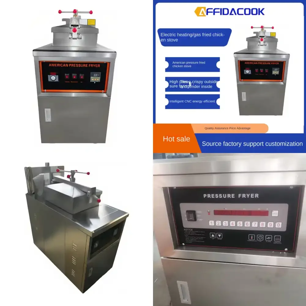 

Commercial Pressure Fryer with Intelligent Digital Control and Energy Saving Features