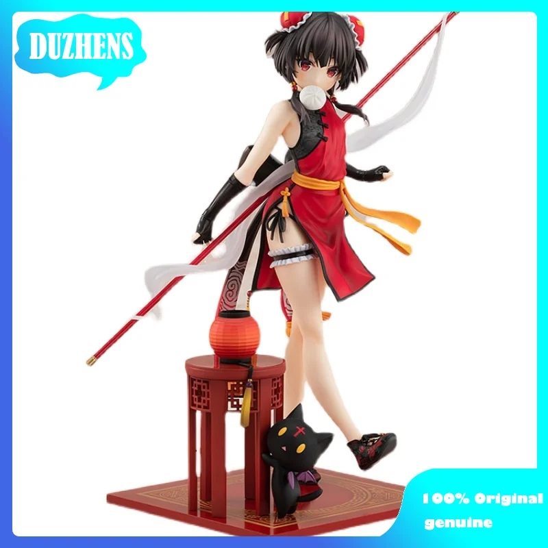 

100% Original:Kawaii girl Megumin chi-pao style 22cm PVC Action Figure Anime Figure Model Toys Figure Collection Doll Gift