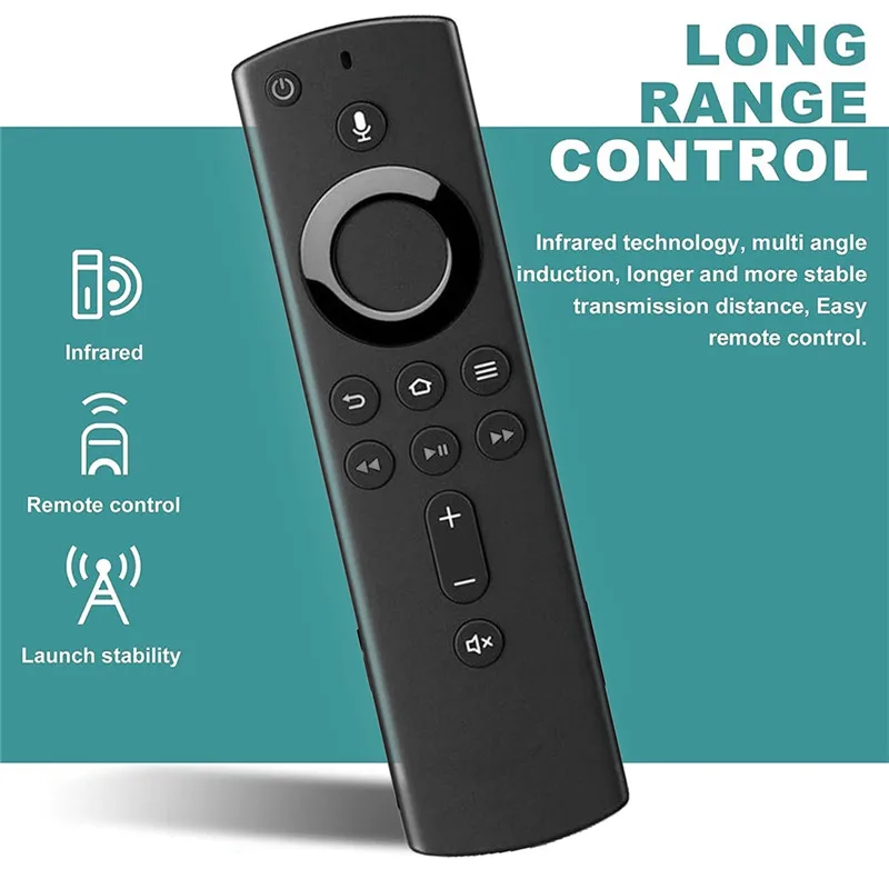 Replacement Voice Remote Control (2nd GEN) L5B83H with Power and Volume Control Fit for 2nd Gen Fire TV Cube and Fire TV Stick