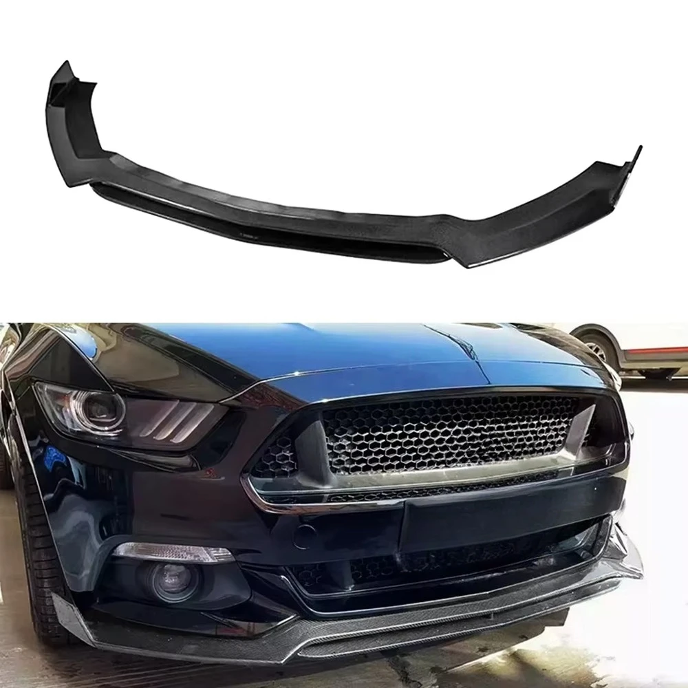 Carbon Fiber C Tyle Front Bumper for Ford Mustang 2015-2017 Years Front Lip