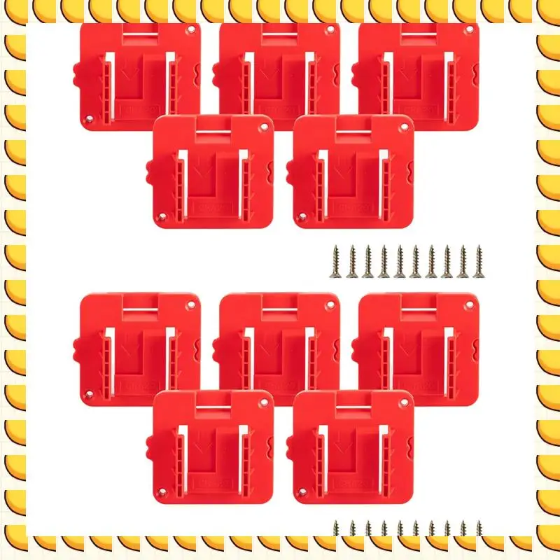 

BAAU Battery Holder Compatible With For Craftsman-20V Battery, Wall Mount Holder With 20 Screws For 20V Battery 1.5Ah 2.0Ah