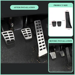 Car Pedals Gas Brake Pedal Cover for Kia Sorento KX5 K5 Ceed Optima Sportage QL for Hyundai Sonata I40 Tucson Santa Fe IX35