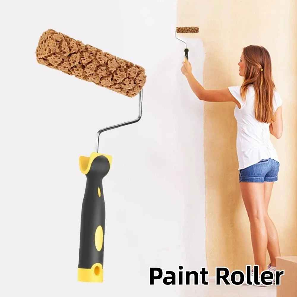

With Handle Texture Pattern Paint Roller Pattern Tool M 60 Imitation Seaweed Sponge Roller M 80 Texture Tool