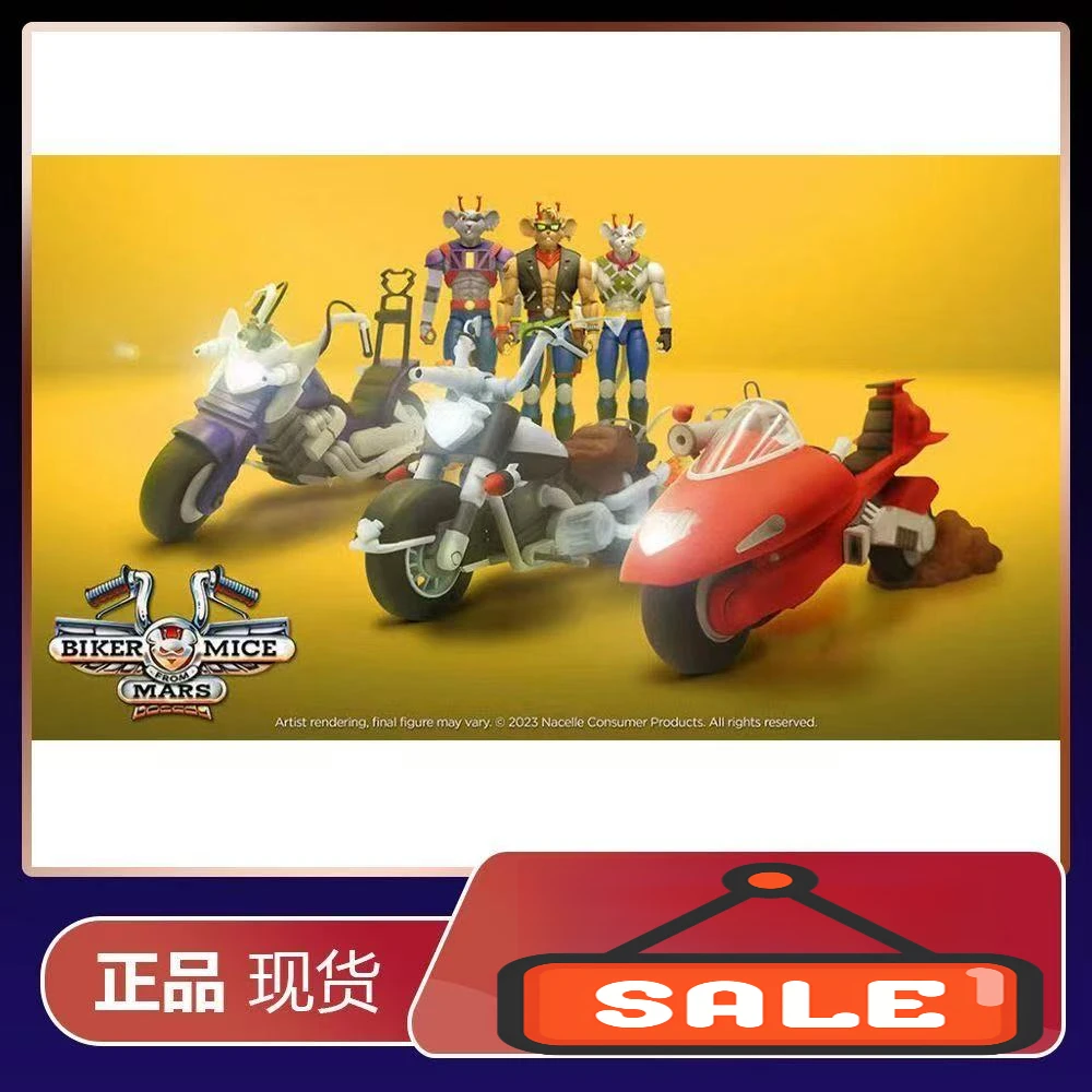

In Stock Original NACELLE 1/12 Scale Biker Mice From Mars Mouse Slotevini Anime Action Figure Model Toys Collection Doll Gifts