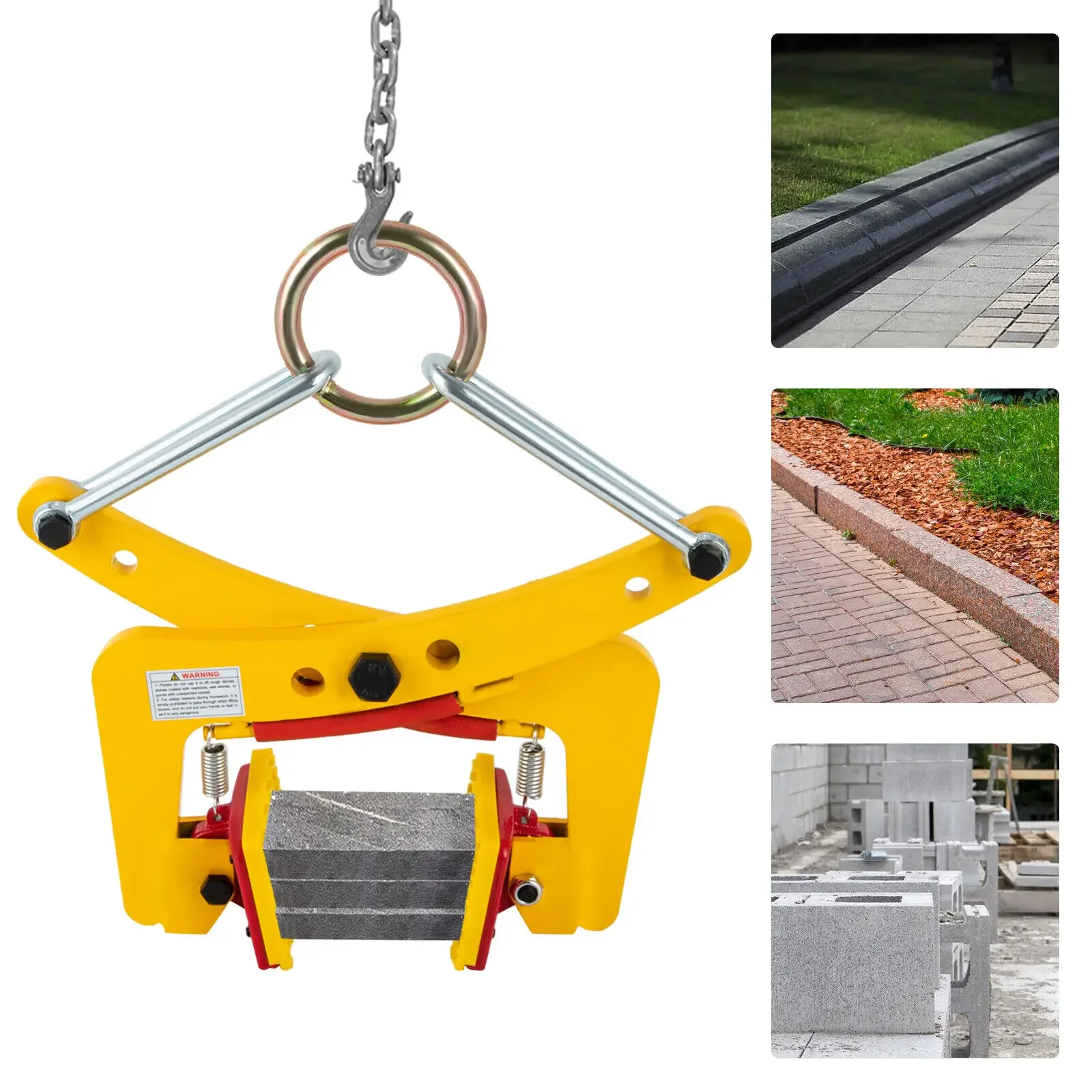 

Professional Marble Slab Lifter Clamp - Heavy-Duty Vertical Stone Handling Tool with Secure Grip