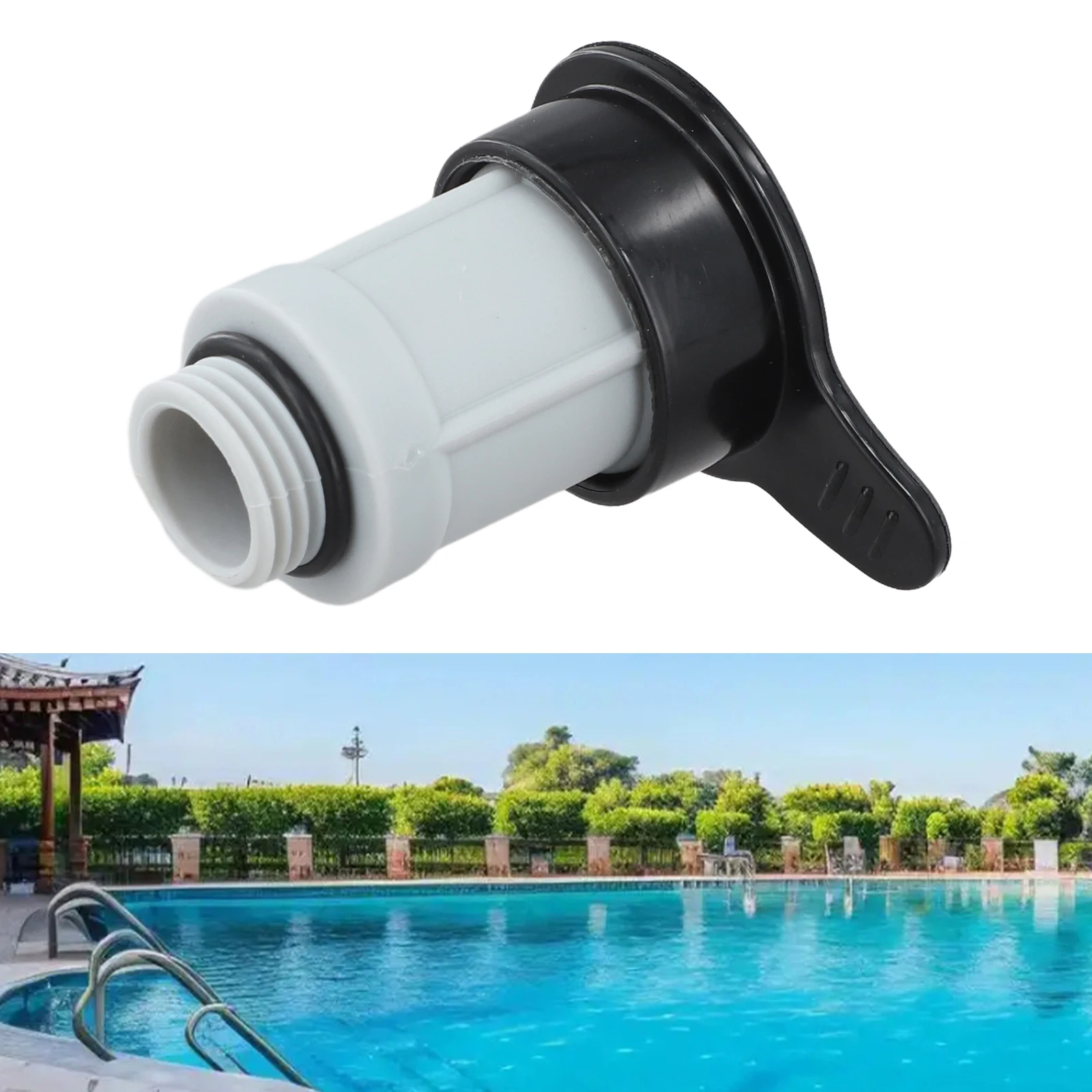 Air Jet Valve And Cover Repair Set For Intex Pool Inlet Pool Valve Cover For 26165EH For 26167EH Air Injection Valve Replacement