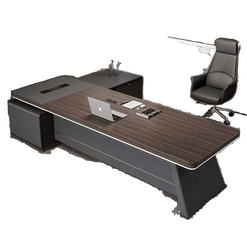 

Painted boss desk simple modern high-end manager office supervisor president chair combination