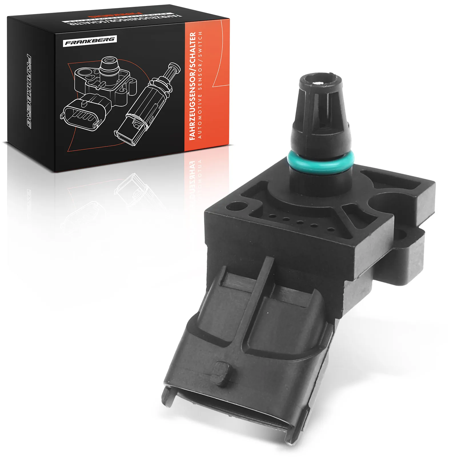 Frankberg 1x Sensor inlaatbuisdruk voor Ford Focus Galaxy Mondeo IV S-Max F-Pace XE XJ XK Volvo AJ811668 LR021587 6G9N12B676AA