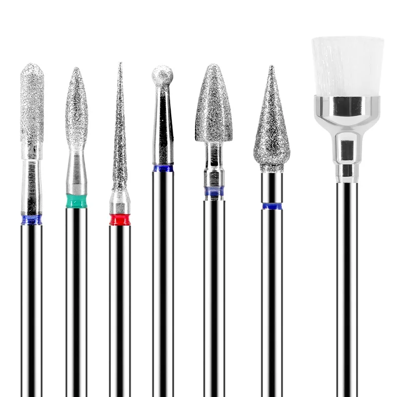 13 unids/caja cortadores de uñas multifuncionales brocas eléctricas para manicura pedicura aleación de tungsteno cabezal de molienda herramientas para uñas