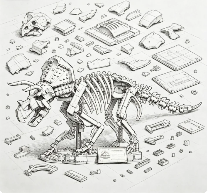 New Hot  MOC Selling World Dinosaur Toy Model Suitable for Home Decoration and Gift Giving To Collectors As Adults