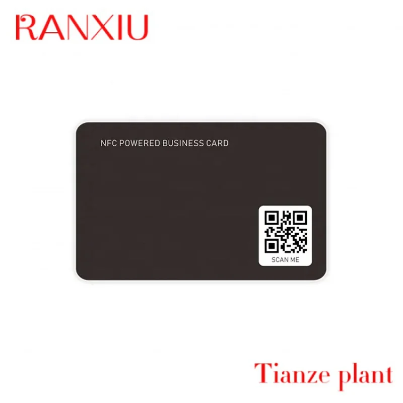 N PVC Social edia Card ood etal Busins Card QR Code для системы управления АКС