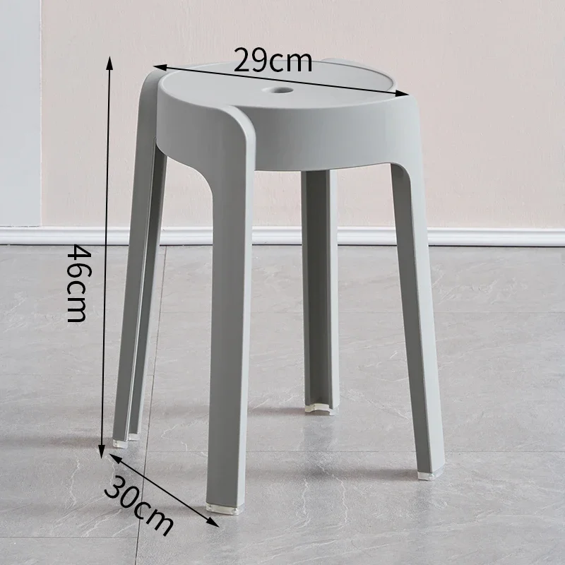 

Plastic Thickening Dining Chairs Simple Stacking Strong Kitchen Living Room Stool Bedroom Sillas De Comedor Home Furniture LVCS