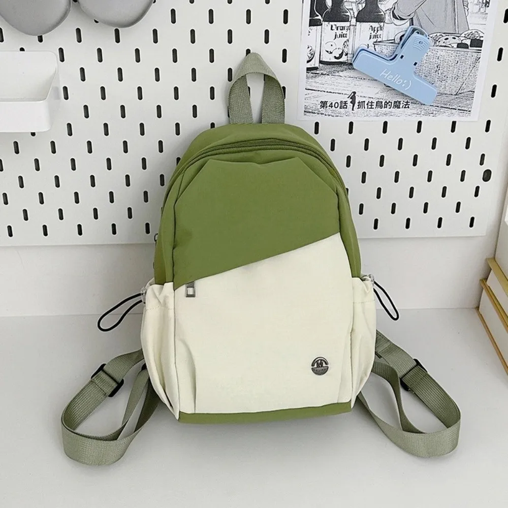 Portable Korean style Women Backpack High Capacity Lightweight Student Schoolbag Nylon Nylon Shoulder Bag College Students