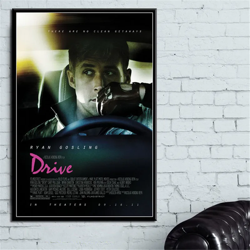 Drive Classic Movie Ryan Gosling Print Art Canvas Poster For Living Room Decor Home Wall Picture