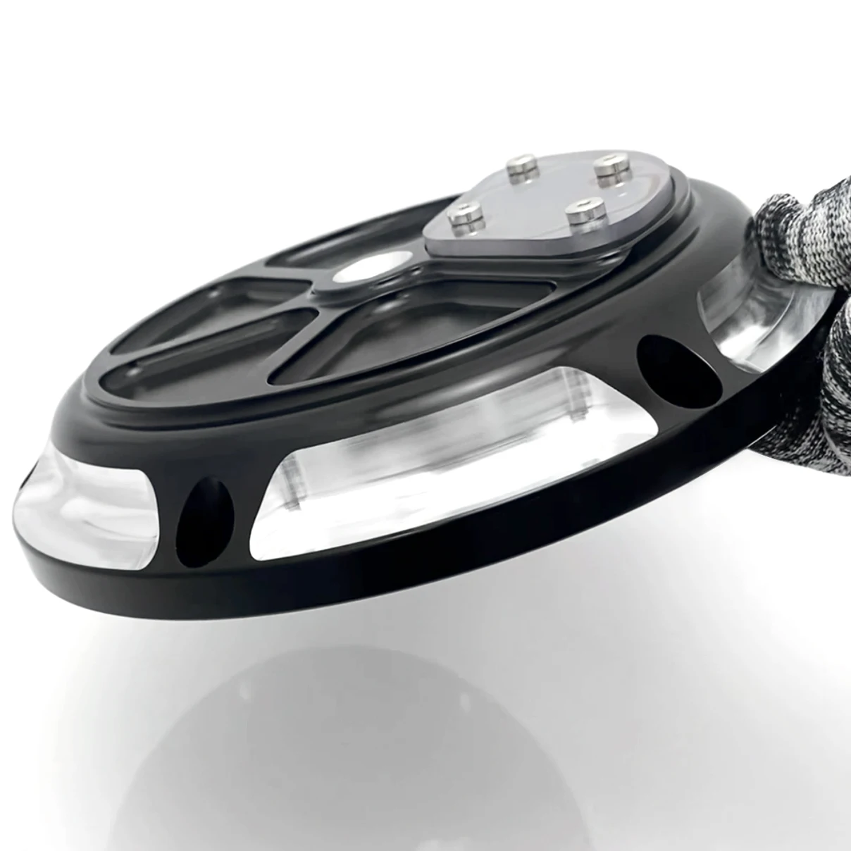 CNC 6 ثقوب وضوح ديربي غطاء ل هارلي سبورتستر 1200 مخصص XL1200C 883 SuperLow XL883L 05-19 غطاء المحرك حامي #4