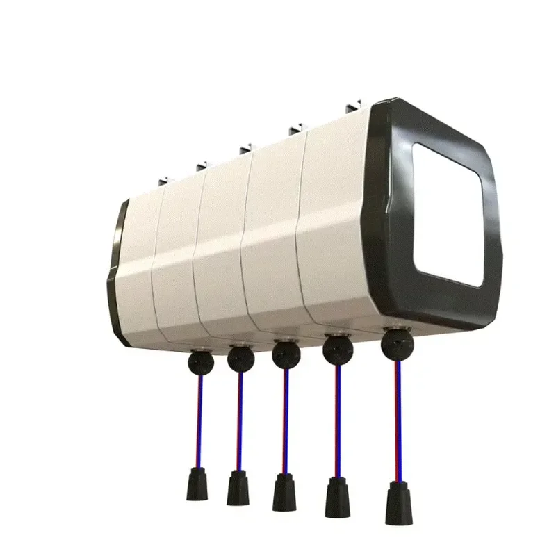 SUEZ Automatic Retractable Flexible Hose Reel PU Mesh Air Hose Reel High Pressure Water Electric Combined Reels With Lamp