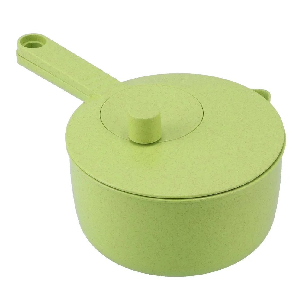 Plastic Salad Spinner Green Pink Long Handle Vegetable Dehydrator Multi-Function Ergonomic Design Vegetable Washing Basket