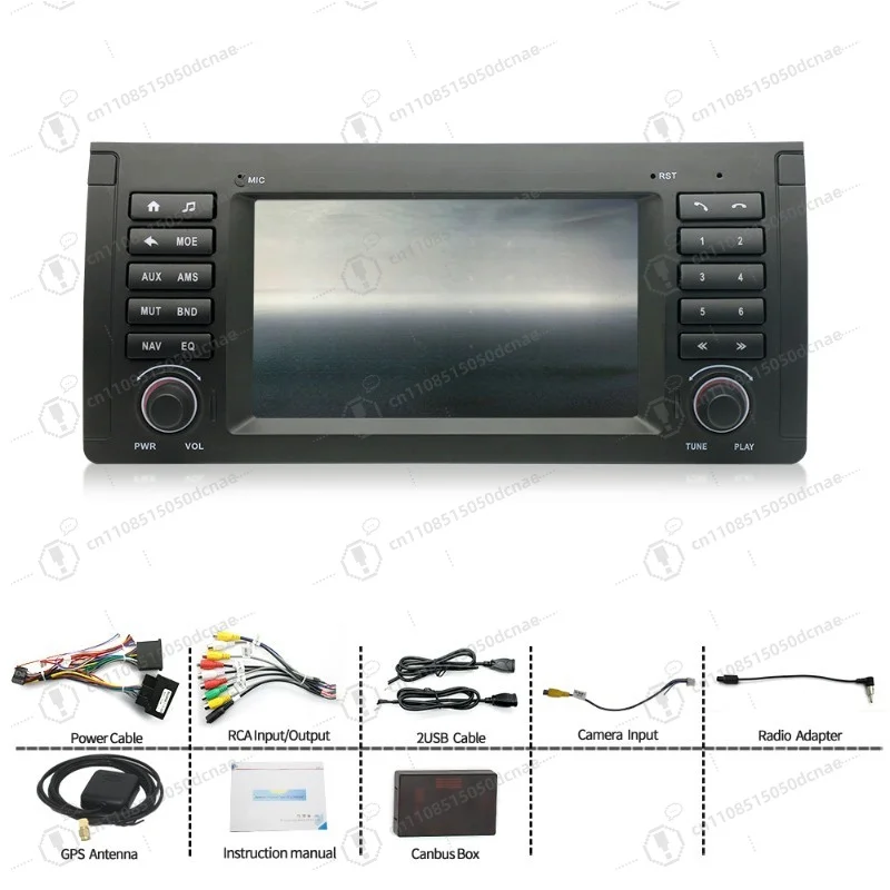 Android Car GPS Navigation Radio Bluetooth for BMW E39 1996 2003