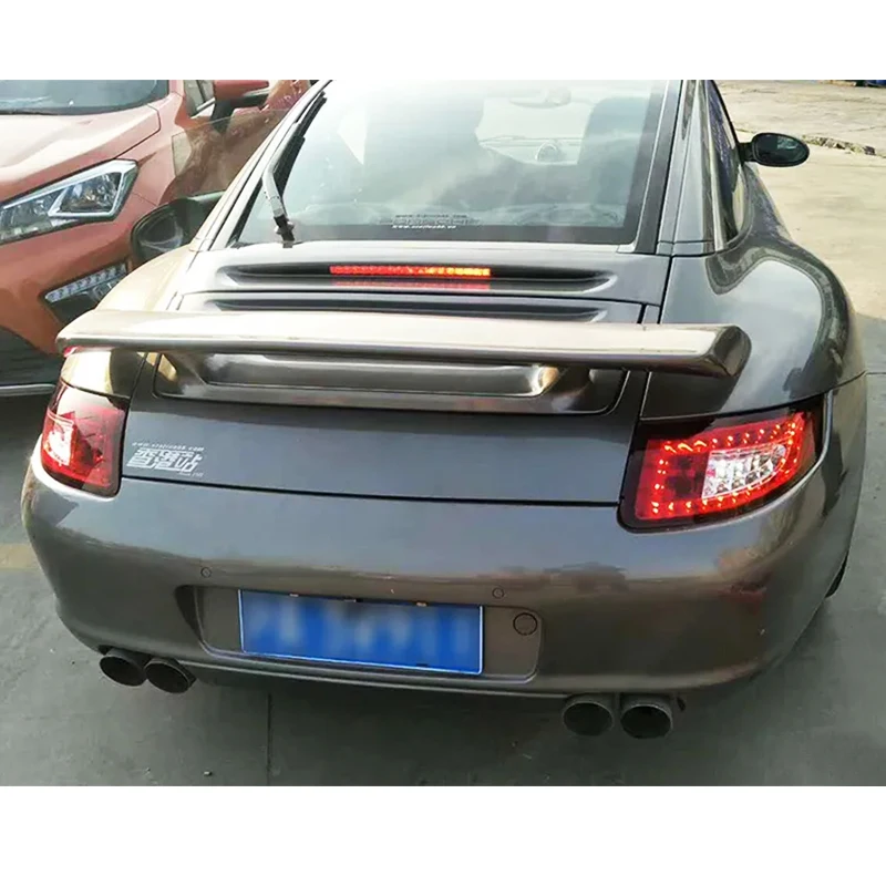 2005-2009 Porsche 911 997 LED Tail Lights Brake Turn Signals 997.1 Reverse Tail Lights New Condition Red Lens 12V Voltage