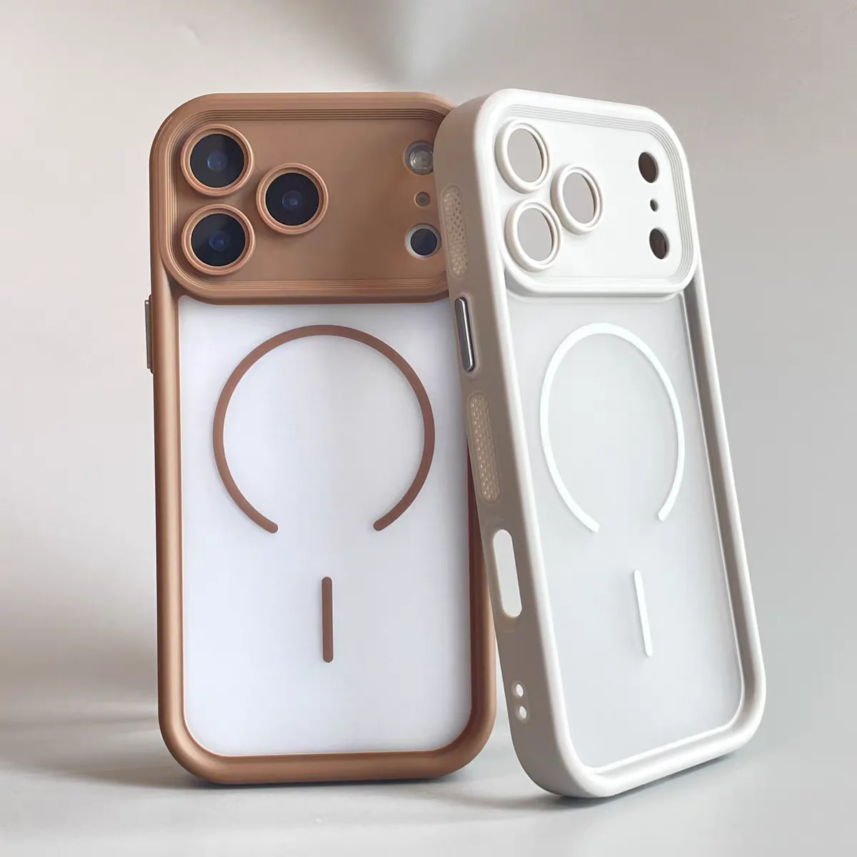 Luxus Matte Klar Für Magsafe Magnetische Telefon Fall Für iPhone 17 Air 16 15 14 13 12 11 Pro max Plus Wärmeableitung Rahmen Abdeckung