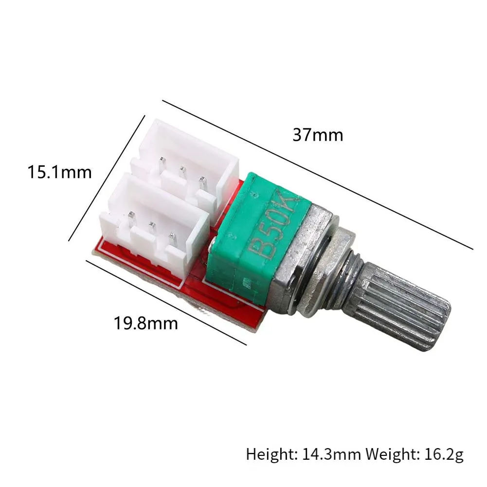 Volume Potentiometer For Audio Volume Control 300mm Shielded Wire 50K Adapter Board Compatible With Audio Systems