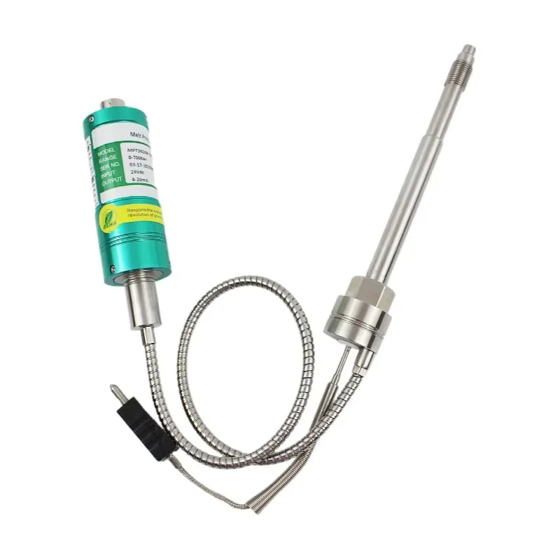 MPE Hoge Temperatuur 700°C. Dubbele druk en temperatuur ROHS extruder smeltdruktransducer voor voedsel en geneeskunde