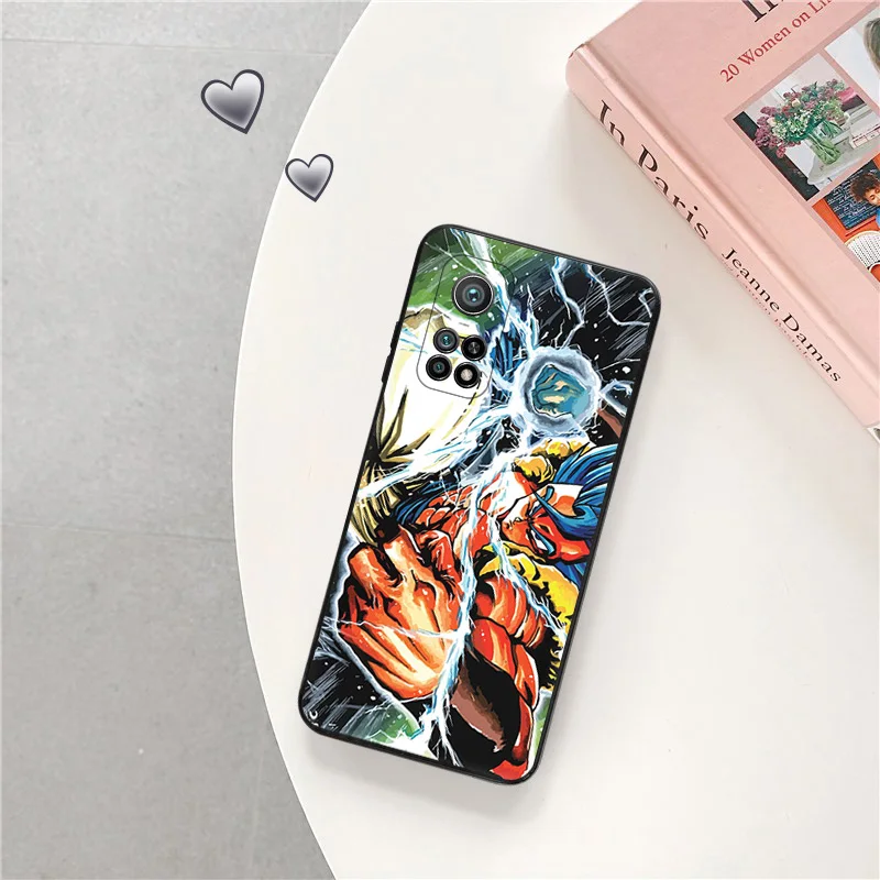 Soft Cases for Xiaomi 13 12 Lite 12t 12x Redmi Note12 Note13 Pro 5G 13c 4G 12c 12s Dragon Anime balls DBZ Black Phone Case Cover